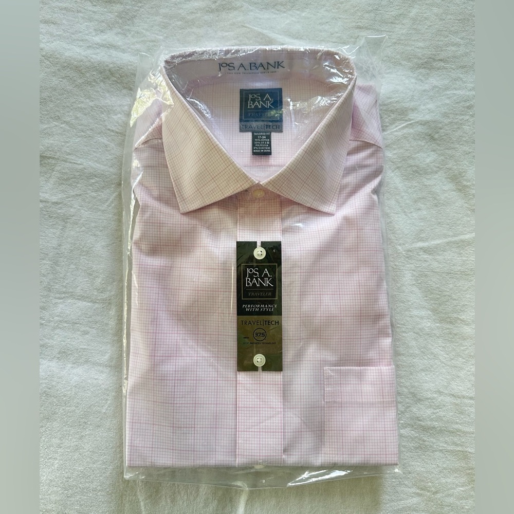NWT Jos. A. Bank men’s travel tech performance button down size 17-34